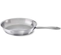 Jexnovashop-Catania Poêle En Acier Inoxydable (Ø 24 Cm), Poêle À Queue Non Revêtue, Sauteuse, Idéale Pour Une Cuisson Croustillante, Pour Tout Type De Feu ¿ Y Compris L¿Induction