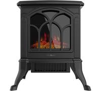 JEXNOVASHOP-Cheminée Électrique sur Pied ReadyWarm 1500 Flames. 1500 W, 2 Niveaux de Puissance, Thermostat Réglable et Contrôle Indépendant des Flammes, Zone de Couverture 20 m2