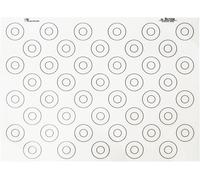 Jexnovashop-De Buyer - Tapis De Cuisson Antiadhésif En Silicone Spécial Macarons (44 Repères) - 40 X 30 Cm -, Blanc