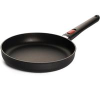 JEXNOVASHOP-Eco Lite QXR Poêle plate, inductive, Ø 24 cm, hauteur 5 cm, avec manche amovible, convient pour tous les types de feux, sans PFAS, aluminium 100% recyclé, passe au four, noire