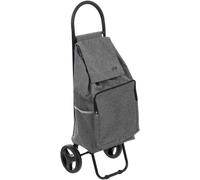 JEXNOVASHOP-Five - Chariot de Courses 2 Roues en Métal Gris Nomade H 95 cm