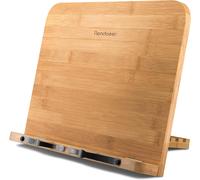 JEXNOVASHOP-Hölzern Support de lecture pliable et portable en bambou
