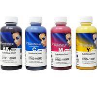 JEXNOVASHOP-Ink Tec Sublinova Smart DTI Encres de sublimation 100ml Lot de 4 couleurs (C, M, Y, K).