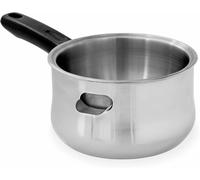 Jexnovashop-Lacor - 62600 - Bain-Marie, Seau En Acier Inoxydable 18/10, Poignée Résistante À La Chaleur, Ouverture Latérale Pour L¿Eau, Adapté À Tous Les Feux Inclus Induction, Lave-Vaisselle, 16 Cm,