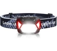 Jexnovashop-Lampe Frontale Piles, C500 Lampe Frontale Led Ultra Puissante 6 Modes D'éclairage, 1300lux Super Lumineux Léger Torche Frontale Led Avec Voyant Rouge, Ipx4 Étanche Pour Camping, Urgence