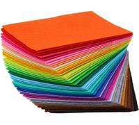 Jexnovashop-Lot De 40 Feuilles De Feutre Multicolores Pour Des Travaux D¿Art Et D¿Artisanat - Feutrine Couleur Pour Loisirs Créatifs - Tissu En Feutre - Bricolage