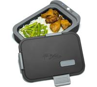 JEXNOVASHOP-Lunchbox Chauffante Rechargeable, Boîte Alimentaire Chauffe-Repas Portable - Noir