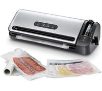 JEXNOVASHOP-Machine Sous Vide avec compartiment de rangement pour rouleau et cutter, fonction marinade, inclus sacs de mise sous vide assortis et adaptateur intégré FFS017X