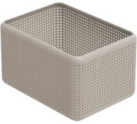 JEXNOVASHOP-Madei Boîte de rangement 13l, Plastique (PP) sans BPA, cappuccino, 13l (32.6 x 23.8 x 18.8 cm)