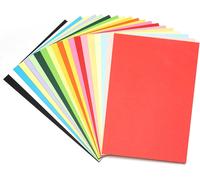 Jexnovashop-Papier Coloré A4, 20 Couleurs, 180 G/M², Feuilles De Papier Coloré, Pour Photocopieurs, Travaux D'enfants, Bricolage, Décoration Artisanale (80 Feuilles)