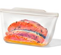 Jexnovashop-Pochette En Silicone Réutilisable Good Grips ¿ Rigide (1,8 L/64 Oz) ¿ Avoine