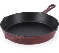 Jexnovashop-Poêle À Frire Chester En Fonte - Poêle Universelle De 26 Cm, Adaptée Au Four Jusqu'à 240°C, Pour Griller, Frire Et Saisir, Passage Du Feu Au Four À La Table, Compatible Induction, Sans Pf