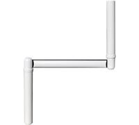 JEXNOVASHOP-Poignée de manivelle 12mm blanche pour store et volet roulant - Bras de manivelle - Goupille fournie - Mécanisme pour tige ronde de volet roulant manuel et motorisé - Fabrication français