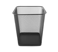 Jexnovashop-Poubelle Bureau 18l - Corbeille Papier En Treillis Métal Maille, Corbeilles Pour Bureau, Chambre, Poubelle Metal - Noir