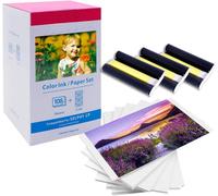 JEXNOVASHOP-Rechange pour Canon Selphy CP1500 Papier Photo KP-108IN 3115B001(AA) Cartouche et Papier, Compatible avec Selphy CP CP1500 CP1300 CP1200 CP910, 3 Cartouche d'encre 108 Papiers (100 x 148m