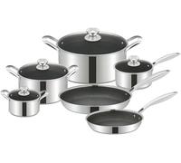 Jexnovashop-Royal Swiss Batterie De Cuisine Tri-Ply, Ensemble De Casseroles Et Poêles En Acier Inoxydable À Trois Couches, Casseroles Antiadhésives Compatibles Avec Tous Types De Plaques De Cuisson (