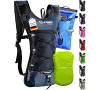 Jexnovashop-Sasmo Sac À Dos D'hydratation Avec Vessie 2l, Sans Bpa Sac Running Avec Poche D'isolation Sac A Dos Vtt Avec Poche D'hydratation - Ultraléger 300g Hommes & Femmes
