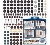 JEXNOVASHOP-SC724 Coffret de 150 Accessoires pour Outil Multifonction Rotatif incluant système EZ SpeedClic pour Découper, Poncer, Graver, Meuler, Nettoyer, Sculpter et Polir