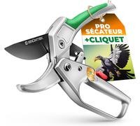 JEXNOVASHOP-Sécateur de Jardin Professionnel à Cliquet Automatique et Enclume CONDOR 20cm. Coupe Branches Ø20 mm.