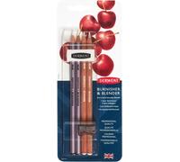 Jexnovashop-Set De 4 Crayons Mélangeurs & Illuminateurs, Gomme Et Taille-Crayon Inclus, Qualité Professionnelle, 2301774
