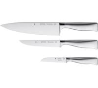 Jexnovashop-Set De Couteaux 3 Pièces, Grand Gourmet Performance Cut, Fabriqué En Allemagne, Lame En Acier Spécial Forgé, Acier Inoxydable, Silber, En 3 Parties