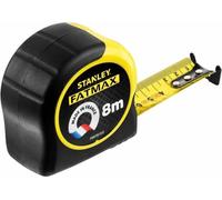 JEXNOVASHOP-STANLEY FMHT81555-0 mètre mesureur - Gamme FATMAX - Fabriqués en France - Revêtement Blade Armor - Ruban Résistant et Épais - Boitier Abs Bi matière - Amortisseur de Chocs