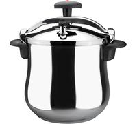Jexnovashop-Star Bombeada - Autocuiseur Traditionnel 10l, Acier Inoxydable 18/10, Cuisine Sain, Induction, Répartition De La Chaleur, Soupape Pivotante