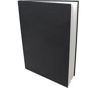 Jexnovashop-Studio - Carnet De Croquis A4 À Reliure Cartonnée - Portrait - 92 Côtés/46 Pages De Papier Cartouche 170gsm - Carnet De Croquis Cartonné Noir