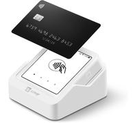 JEXNOVASHOP-SumUp, Solo Terminal de Paiement Carte Bancaire avec Station de Charge et Interface Tactile, Lecteur de Carte Compatible Paiements sans Contact, Carte SIM et Données Mobiles Incluses