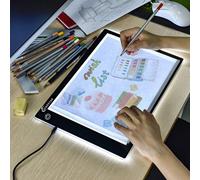 JEXNOVASHOP-Tablette Lumineuse A4,Tableau de Copie à LED A4 Super Mince pour Tableau de Dessin avec Câble USB avec Luminosité Réglable pour Artistes,Animationdessin,Esquisse,Visualisation Aux Rayons