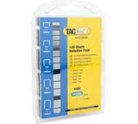 JEXNOVASHOP-Tacwise 0350 Assortiment d¿Agrafes Galvanisées Professionnelles de Type 140 / 6-14 mm, Lot de 4400