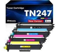 JEXNOVASHOP-TN247 DCP-L3550CDW TN-243CMYK Toner 4-Pack Compatible pour Brother MFC-L3750CDW TN243 TN243CMYK Multipack HL-L3210CW MFC-L3770CDW HL-L3230CDW MFC-L3710CW DCP-L3510CDW TN-243 Noir Cyan Mag
