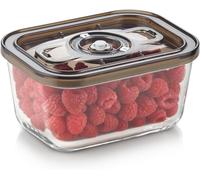JEXNOVASHOP-VacuBoxx Eco M Récipient sous vide de 800 ml et Vacu OneTouch Passe au lave-vaisselle, sans BPA, récipient en verre