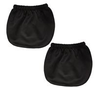 JEXOWIQ 2 pcs repose tete voiture,Housses D'appui-tête de Voiture Résistantes à la Poussière Lavables avec Ourlets Élastiques Appuie-tête de Siège de Voiture Universelles pour Voiture Camion Bus
