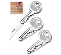 JEXOWIQ 3Pcs Mini Couteau EDC Porte-Clés Pliant en Titane,mini cutter, Petit Mini Couteau de Poche EDC Compact et Léger, Ouverture Facile à Une Main, Multi-Usage pour Activités Extérieures