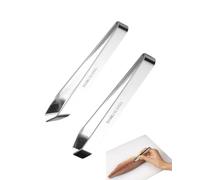 JEXOWIQ Cuisine Pinces,2 pcs Pince pour Poisson Pince a Aretes de Poisson Pinces à Epiler Pince Plate pour Poisson pince arrete poisson Pour Enlever Les ArêTes De Poisson,Les éCailles De Poisson
