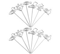 JEXOWIQ Porte Photo,12 Pièces Porte Photo Sur Pied,Memo Metal,Porte Photo Coeur,Tige Coeur,Porte Photo Metal,Tige Photo,Porte Photo Sur Pied,Clip Photo Metal,Clip Photo Mariage,Porte Photo Mémo Clip