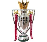 JEXUUD Trophée de Football, Résine Trophée de la Ligue des Champions Répliques, 16-77cm Coupes de Premier League avec Ruban pour Décoration de Bureau (44cm)