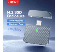 JEYI 2230 M.2 NVMe boîtier SSD-USB 3.2 (10Gbps) boîtier en aluminium avec couvercle de protection magnétique, conception à prise directe, TYPE-C Zebra-2230C