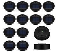 Jeyiour Lot de 12 couvercles de rechange étanches pour lampes solaires à LED pour lanternes suspendues, décoration de terrasse (7 cm)