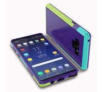 Jeylly Coque pour Galaxy Note 9, absorption des chocs, 3 couleurs, anti-chocs, antidérapante, robuste, en TPU rigide, coque de protection pour Samsung Galaxy Note 9 (6,4 pouces) - Violet