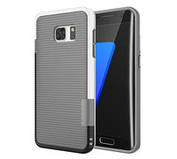 Jeylly Coque pour Galaxy S7 Edge - Ultra fine - 3 couleurs - Antidérapante - Robuste - En TPU souple - Résistante aux chocs - Coque de protection pour Samsung Galaxy S7 Edge S VII Edge G935 - Gris