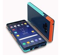 Jeylly Coque pour Samsung Galaxy Note 9, ultra fine, 3 couleurs, hybride antichoc, antidérapante, robuste, en TPU rigide, anti-choc, coque de protection pour Samsung Galaxy Note 9 (6,4 pouces) - Bleu