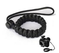 JEYORZY 1 pcs Appareil Photo Ajustable Dragonne Poignet, Sangle de Poignet pour Appareil Photo avec Boucle a Declenchement Rapide Dragonne Appareil Photo en Nylon pour DSLR ou Sans Miroir, Noir