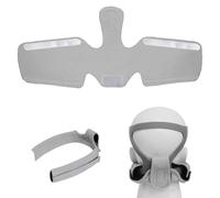 JEYORZY 1 pcs Coussinet cervical CPAP, Coussinet cervical CPAP, CPAP Protège-nuque CPAP Masque Couvre-chef Housses de Sangle Coussinet Cervical CPAP Taille Universelle pour un Sommeil Réparateur, gris