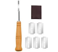 JEYORZY 1 Pcs Lame a Pain, Lame Boulanger, Lame Pain, Outil de Coupe de Pain, Pain Rasoir avec 5 Lames en Acier Inoxydable Pain Accessoire de Boulangerie pour Outils de Cuisson Pâte à Pain DIY