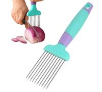 JEYORZY 1 pcs Nouveau Support De Tranches D'Oignon, Support à Oignons AméLioré Pour Trancher, trancheuse de citron, Coupe-LéGumes, Outil De Coupe Pour Viande, outil de tranchage de couteau de cuisine