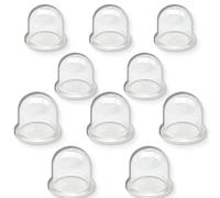 JEYORZY 10 Pièces Pompe D'amorce pour Tondeuse, Pompe D'ampoule D'amorce, Tasse D'huile de Carburateur Primer Amorceur Ampoules Bouchon Ampoules, pour Tondeuse, Machine de haie, Scie à Essence