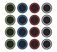 JEYORZY 16 PCS Boîte à clés en silicone avec protections joystick pour manette PS4, Xbox 360, PS3 - Embouts en silicone pour joystick inclus