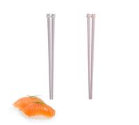 JEYORZY 2 Paires Baguette Enfant, Baguettes D'Apprentissage Réutilisables Baguettes Faciles à Utiliser Children Training Chopsticks Baguette Chinoise Enfant,Ensemble D'Entraînement De Baguettes